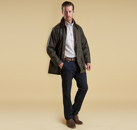 Barbour Men's Classic Beaufort Waxed Cotton Jacket - Coffmans